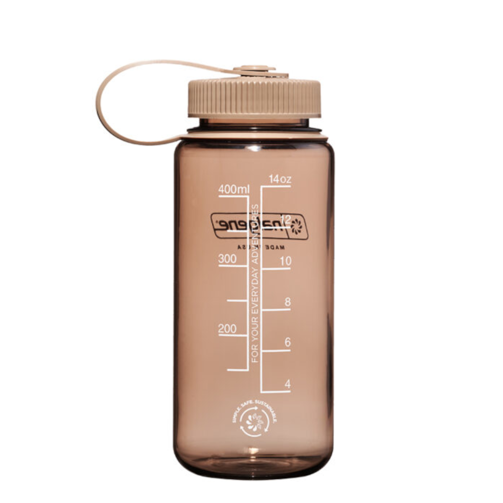 Nalgene - Wide Mouth Sustain Drikkeflaske 475ml // Kaffe Brun fra Nalgene - billede nr. 2 hos GrejFreak.dk
