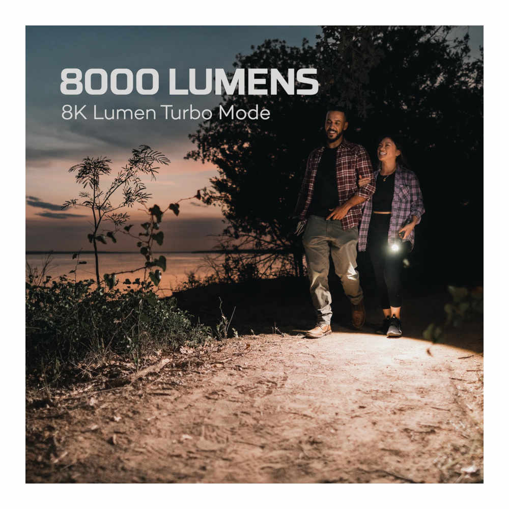 Nebo - DAVINCI 8000 Genopladelig LED Lommelygte 8000 Lumen fra NEBO - billede nr. 3 hos GrejFreak.dk