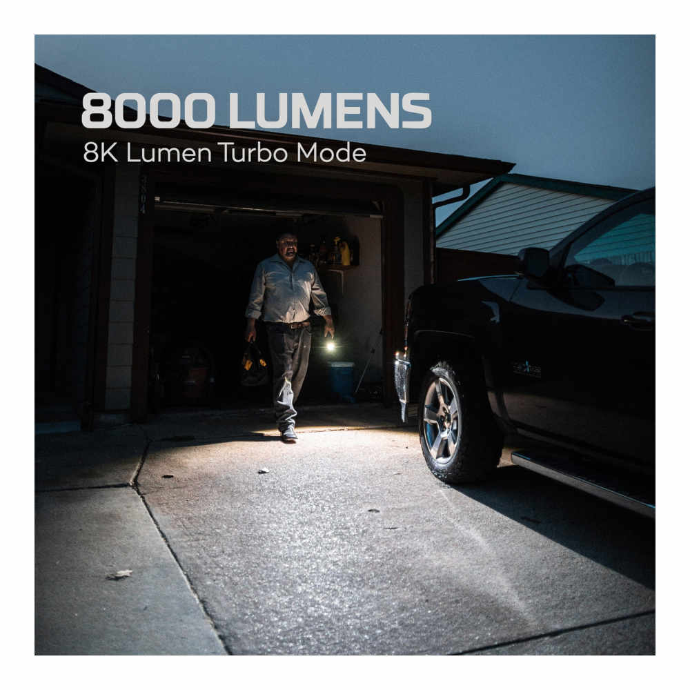 Nebo - DAVINCI 8000 Genopladelig LED Lommelygte 8000 Lumen fra NEBO - billede nr. 8 hos GrejFreak.dk