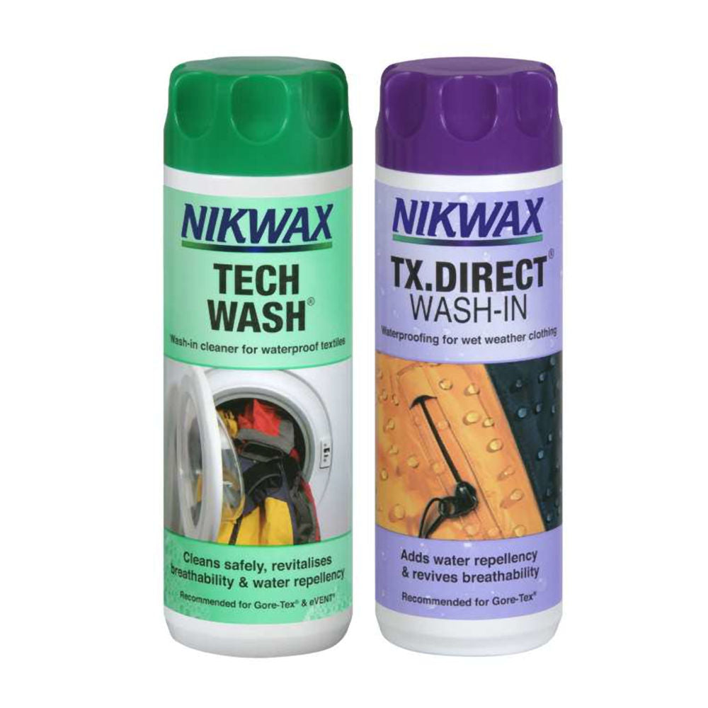 Nikwax - Twinpack Tech Wash & TX.Direct Wash-In Imprægnering 300 ml fra Nikwax - billede nr. 1 hos GrejFreak.dk