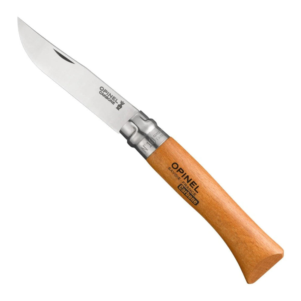 Opinel - No 10 Carbon Steel 10 cm blad fra Opinel - billede nr. 1 hos GrejFreak.dk