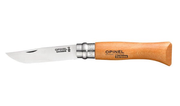 Opinel - No 8 Carbon Steel 8,5 cm blad fra Opinel - billede nr. 1 hos GrejFreak.dk