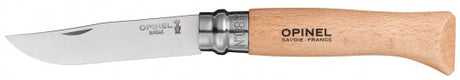 Opinel - No 8 Stainless Steel 8,5 cm blad m. skede fra Opinel - billede nr. 2 hos GrejFreak.dk