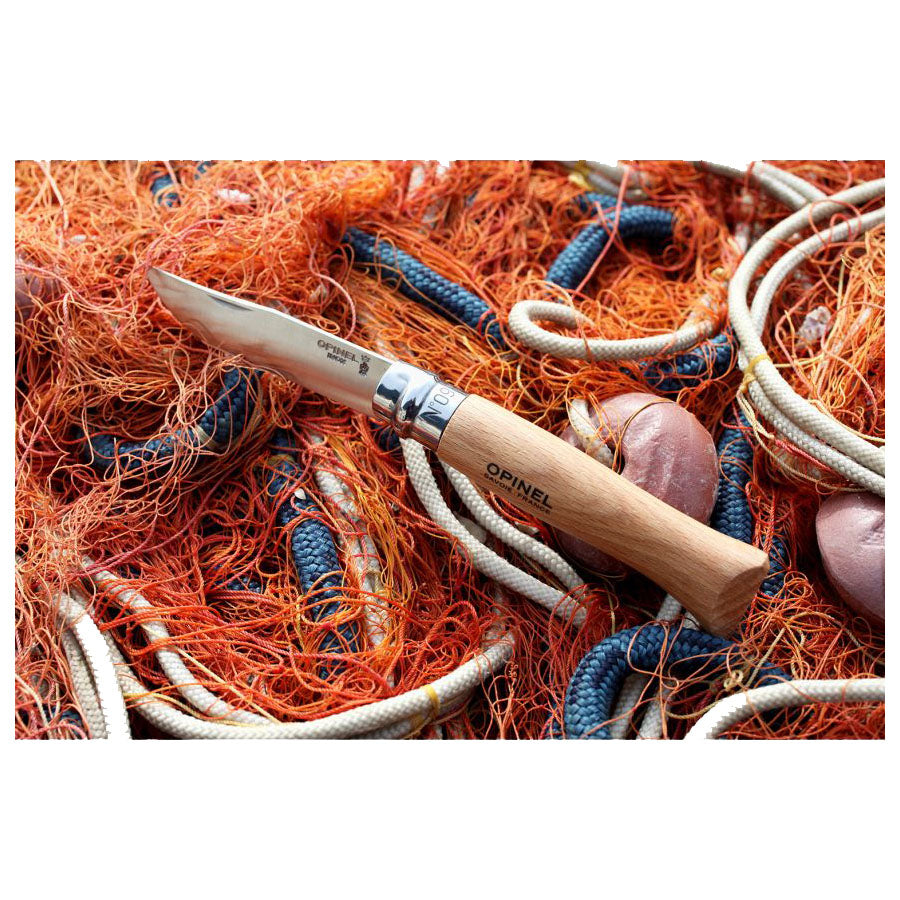 Opinel - No 9 Stainless Steel 9 cm blad fra Opinel - billede nr. 3 hos GrejFreak.dk