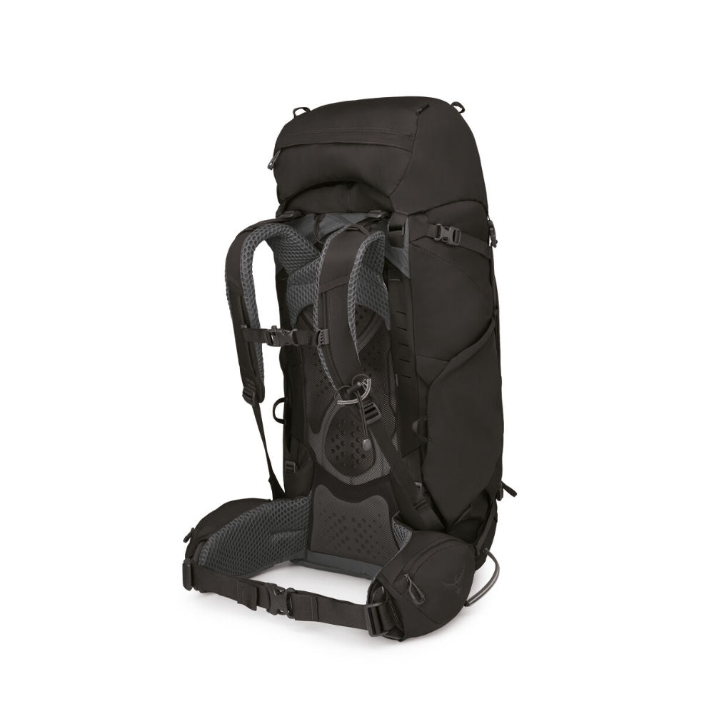 Osprey - Kestrel 58 Herre Vandrerygsæk 58L Sort fra Osprey - billede nr. 2 hos GrejFreak.dk