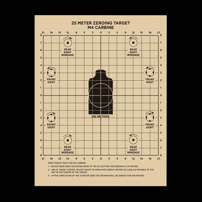 Rite In The Rain - 25 Meter Zeroing Target fra Rite in the Rain - billede nr. 1 hos GrejFreak.dk