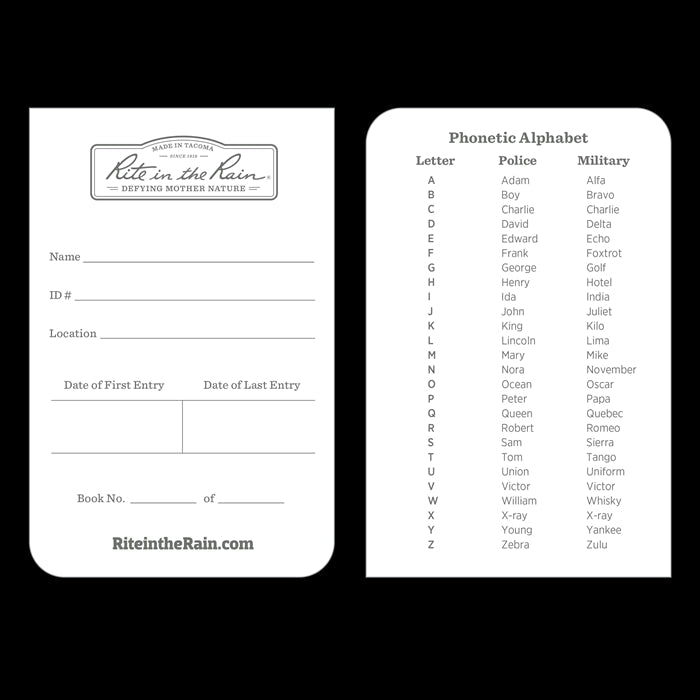 Rite in the Rain - Law Enforcement fra Rite in the Rain - billede nr. 2 hos GrejFreak.dk