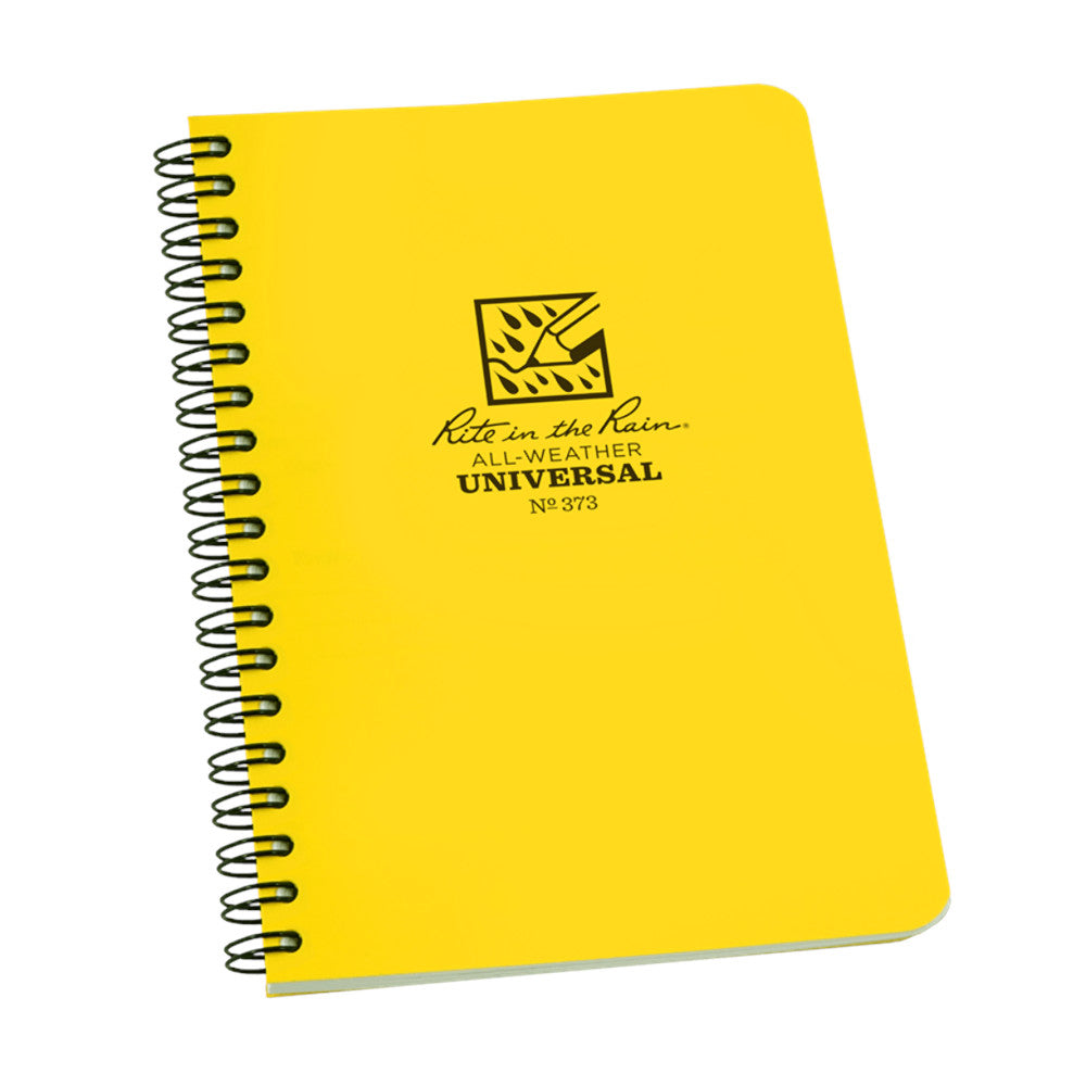 Rite in The Rain - Side Spiral Notebook 11,8 x 17,8 cm // Gul fra Rite in the Rain - billede nr. 1 hos GrejFreak.dk