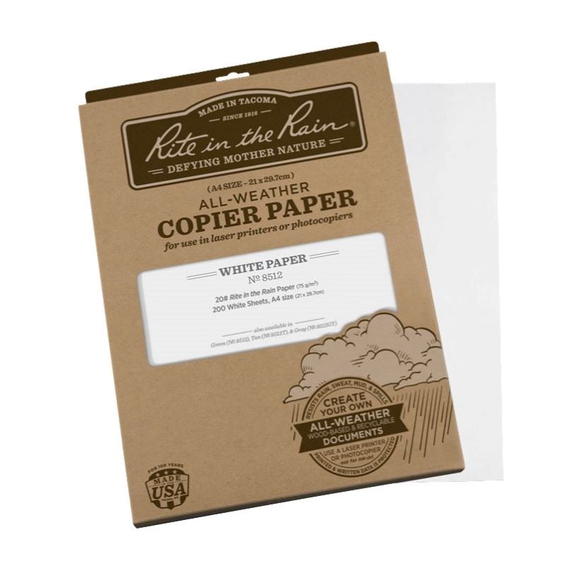 Rite In The Rain - Vandtæt Kopipapir A4 fra Rite in the Rain - billede nr. 1 hos GrejFreak.dk