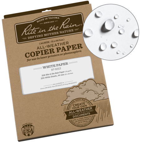 Rite In The Rain - Vandtæt Kopipapir A4 fra Rite in the Rain - billede nr. 2 hos GrejFreak.dk