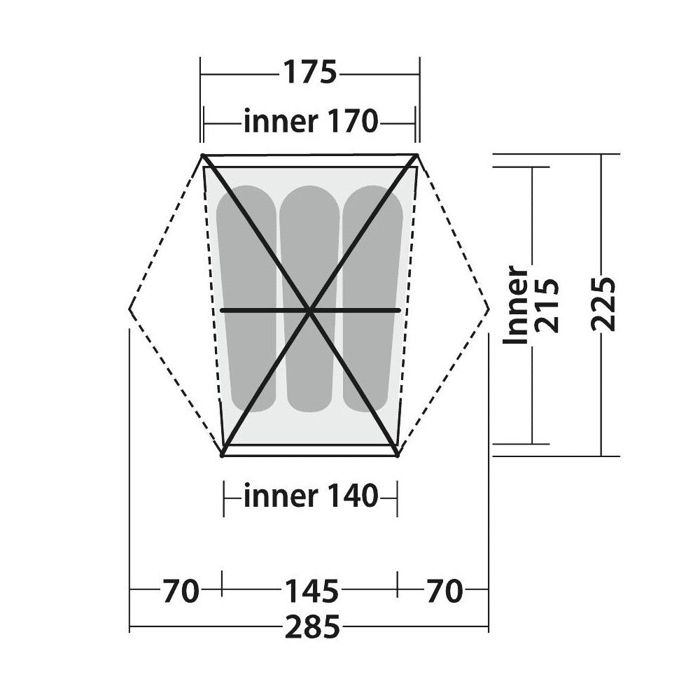 Robens - Seeker 3 3-personers Telt fra Robens - billede nr. 5 hos GrejFreak.dk