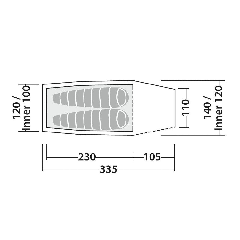 Robens - Sprinter 3 3-personers Telt fra Robens - billede nr. 11 hos GrejFreak.dk