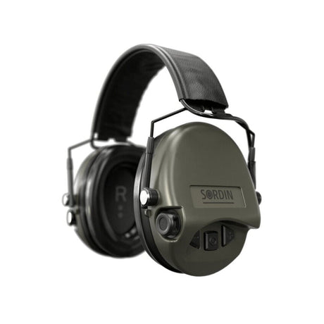 Sordin - Supreme Mil AUX SFA Elektronisk Høreværn 82dB // Grøn fra Sordin - billede nr. 1 hos GrejFreak.dk