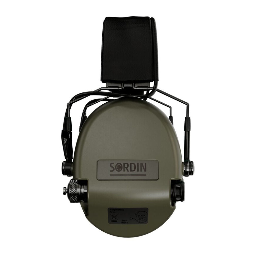 Sordin - Supreme Mil AUX SFA Elektronisk Høreværn 82dB // Grøn fra Sordin - billede nr. 5 hos GrejFreak.dk
