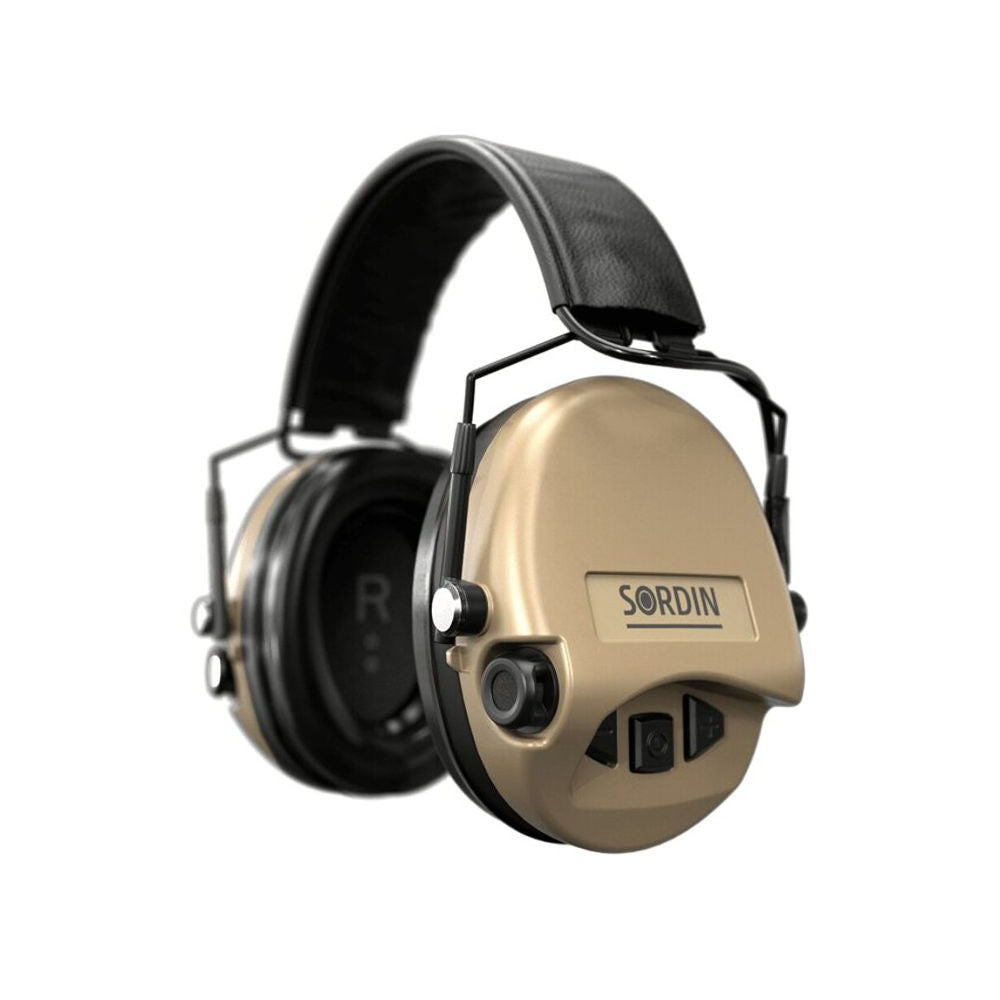 Sordin - Supreme Mil AUX SFA Elektronisk Høreværn 82dB // Sand fra Sordin - billede nr. 1 hos GrejFreak.dk