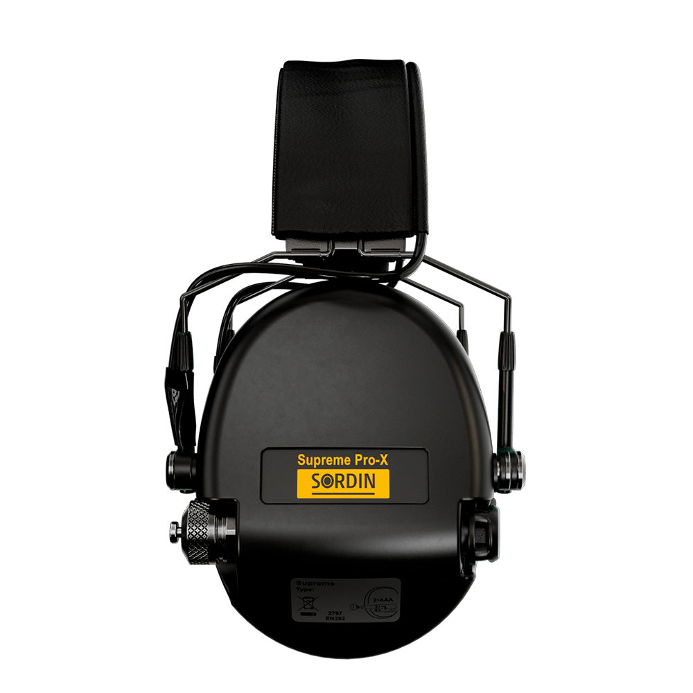 Sordin - Supreme Pro-X Slim Elektronisk Høreværn 82 dB Sort fra Sordin - billede nr. 3 hos GrejFreak.dk
