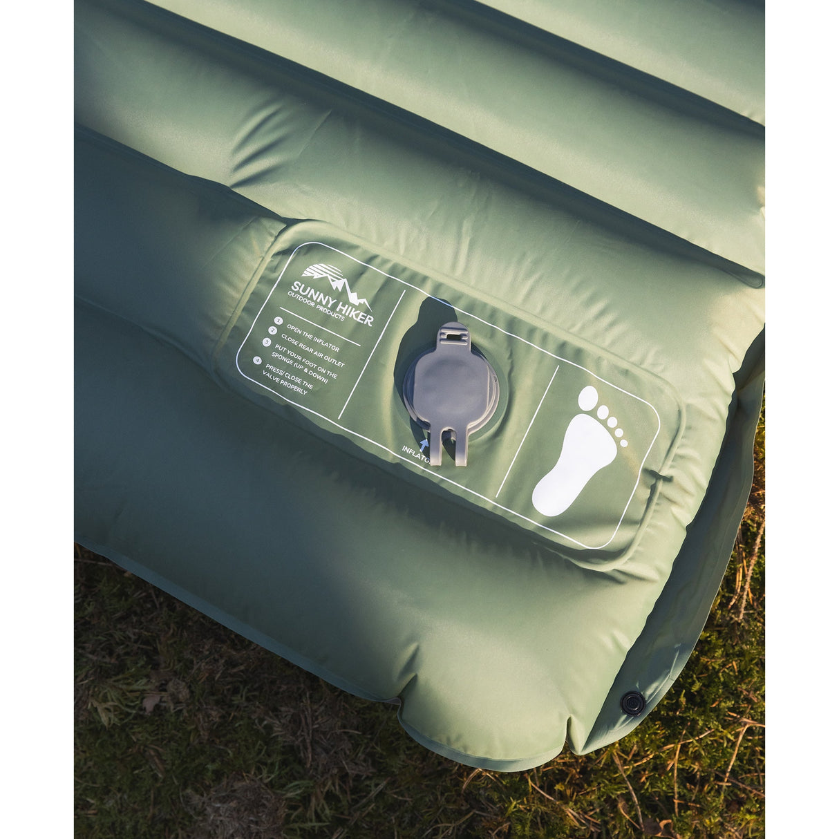 Sunny Hiker - Explorer Liggeunderlag m. Fodpumpe fra Sunny Hiker - billede nr. 8 hos GrejFreak.dk