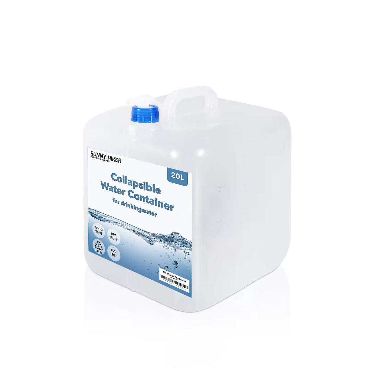 Sunny Hiker - Foldbar Vanddunk 20L (Langtidsopbevaring) fra Sunny Hiker - billede nr. 1 hos GrejFreak.dk