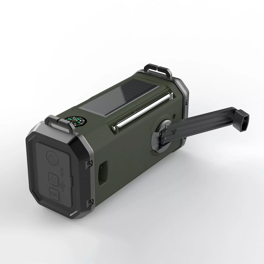 Sunny Hiker - Nødradio m. Powerbank 10.000 mAh // Grøn fra Sunny Hiker - billede nr. 7 hos GrejFreak.dk