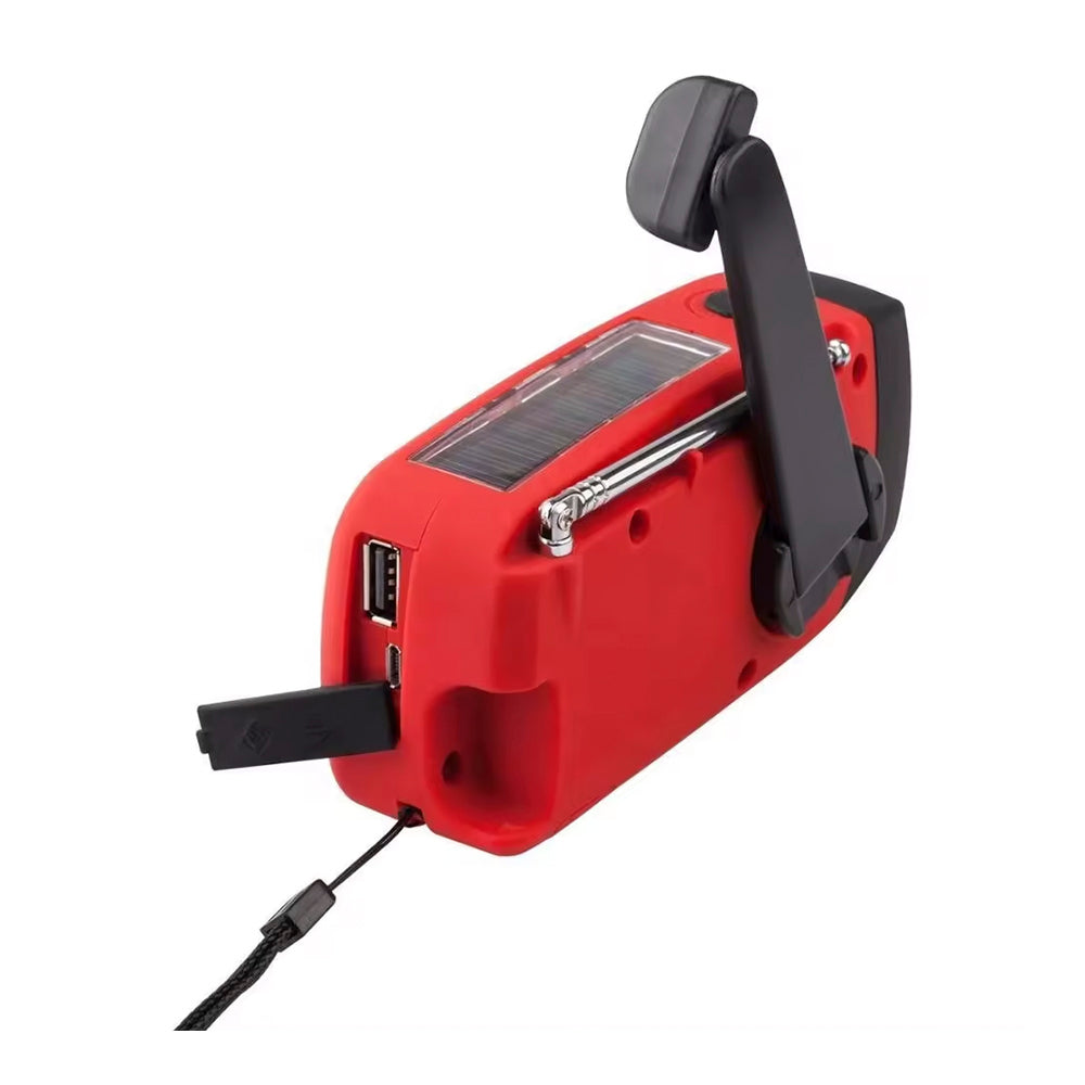 Sunny Hiker - Nødradio m. Powerbank 5.000 mAh // Rød fra Sunny Hiker - billede nr. 2 hos GrejFreak.dk