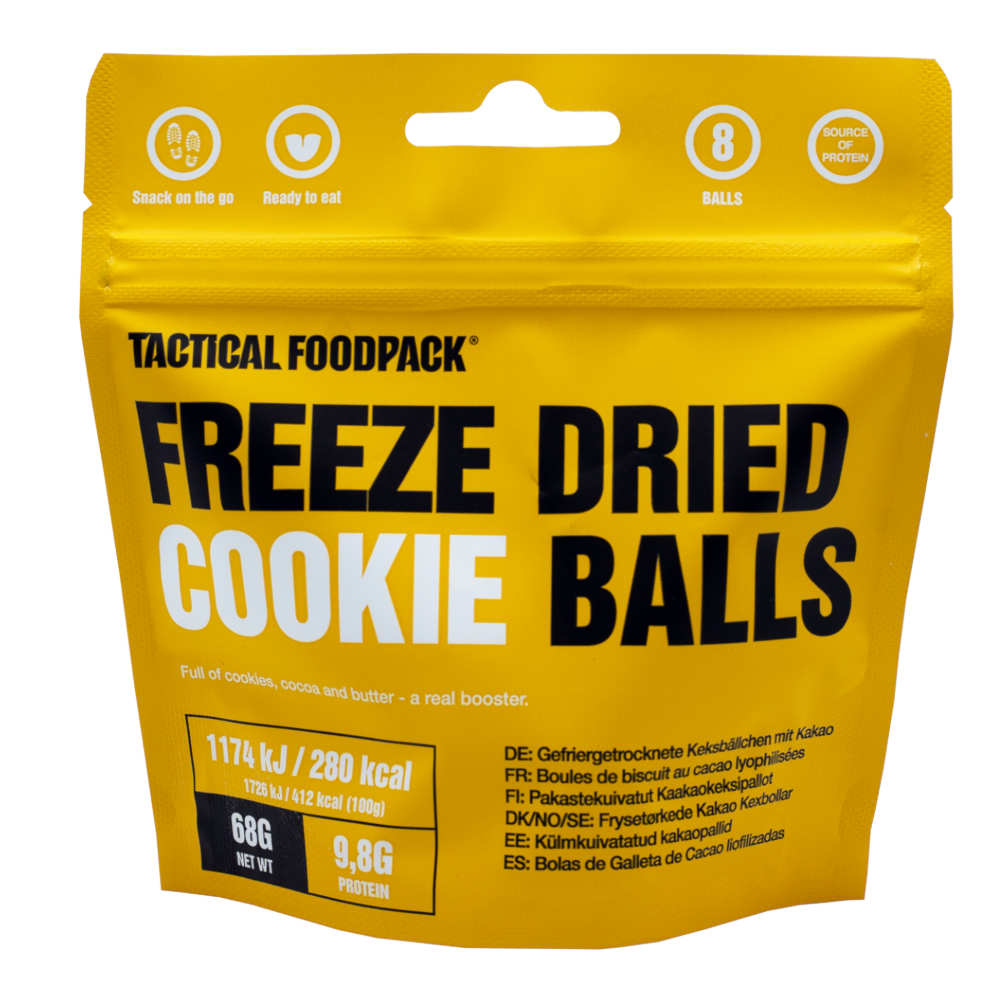 Tactical Foodpack - Frysetørrede Småkagekugler, 280 Kcal fra Tactical Foodpack - billede nr. 2 hos GrejFreak.dk