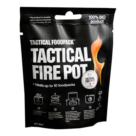 Tactical Foodpack - Tactical Fire Pot Ildgel 40ml fra Tactical Foodpack - billede nr. 1 hos GrejFreak.dk