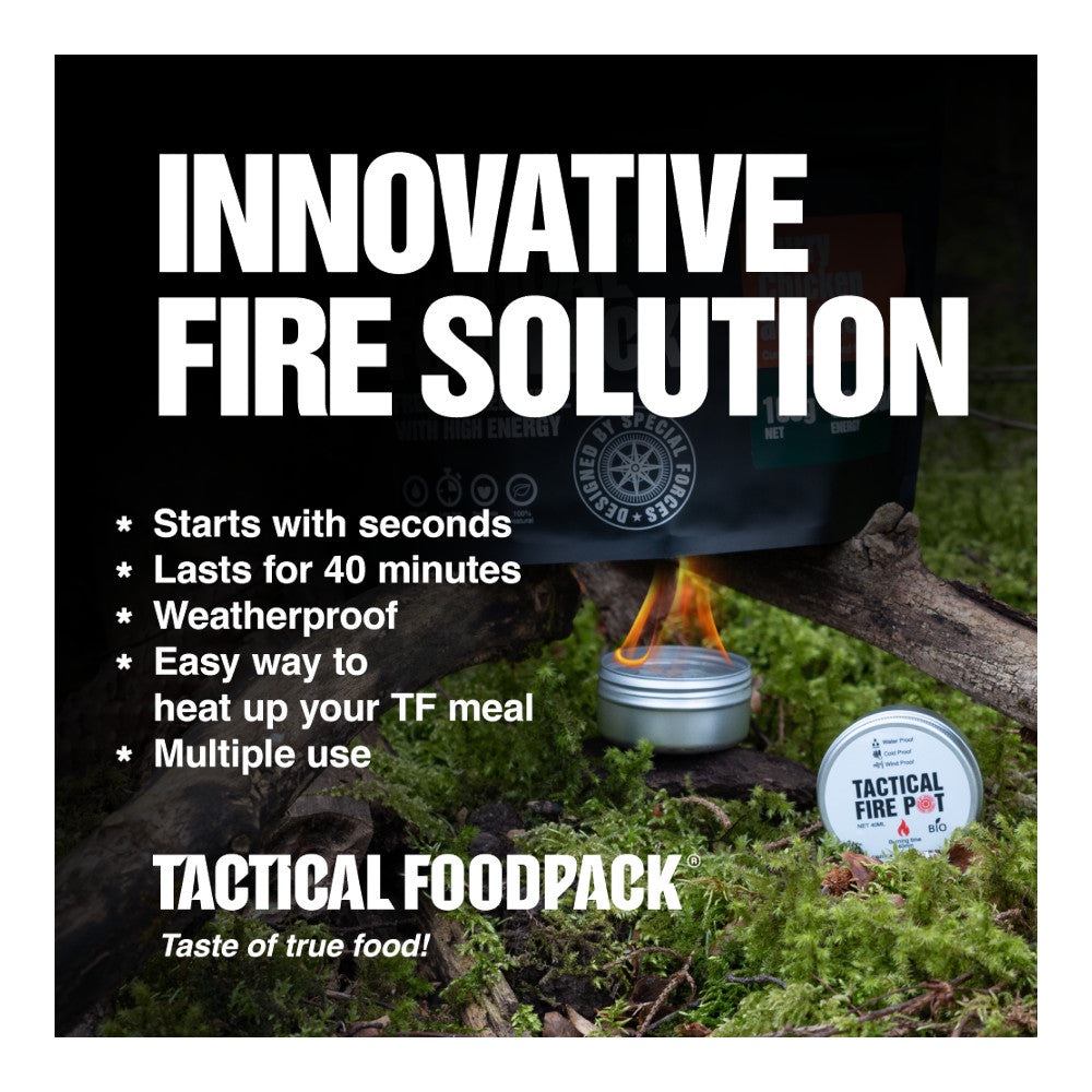 Tactical Foodpack - Tactical Fire Pot Ildgel 40ml fra Tactical Foodpack - billede nr. 3 hos GrejFreak.dk