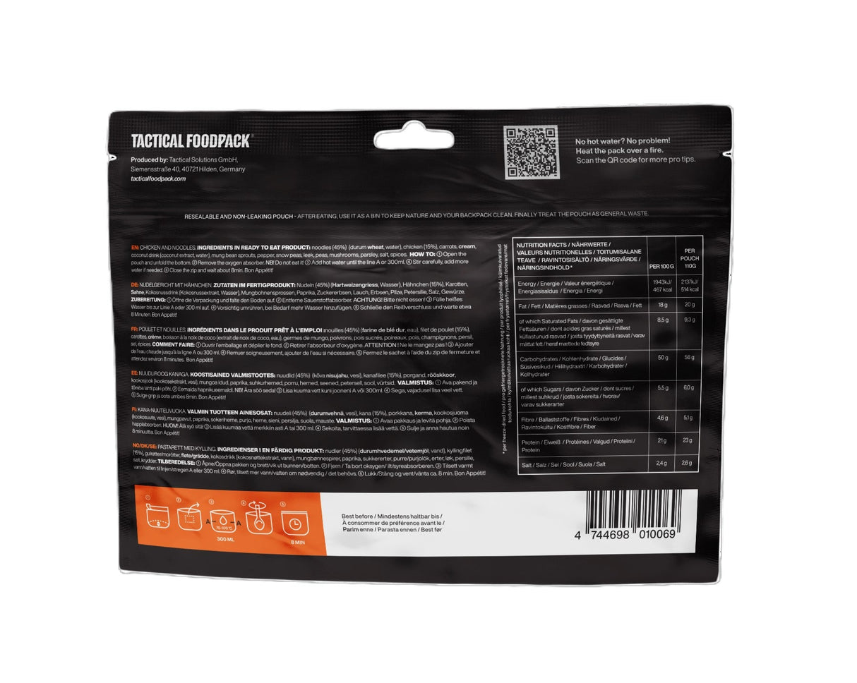 Tactical Foodpack - Weekpack Alpha Feltration, 21 måltider, 10.206 Kcal fra Tactical Foodpack - billede nr. 8 hos GrejFreak.dk