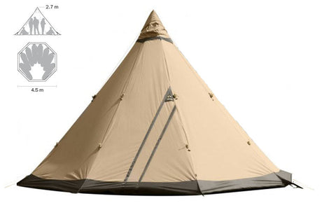 Tentipi - Safir 7 CP 4-8 Personers Bomuldstelt fra Tentipi - billede nr. 1 hos GrejFreak.dk