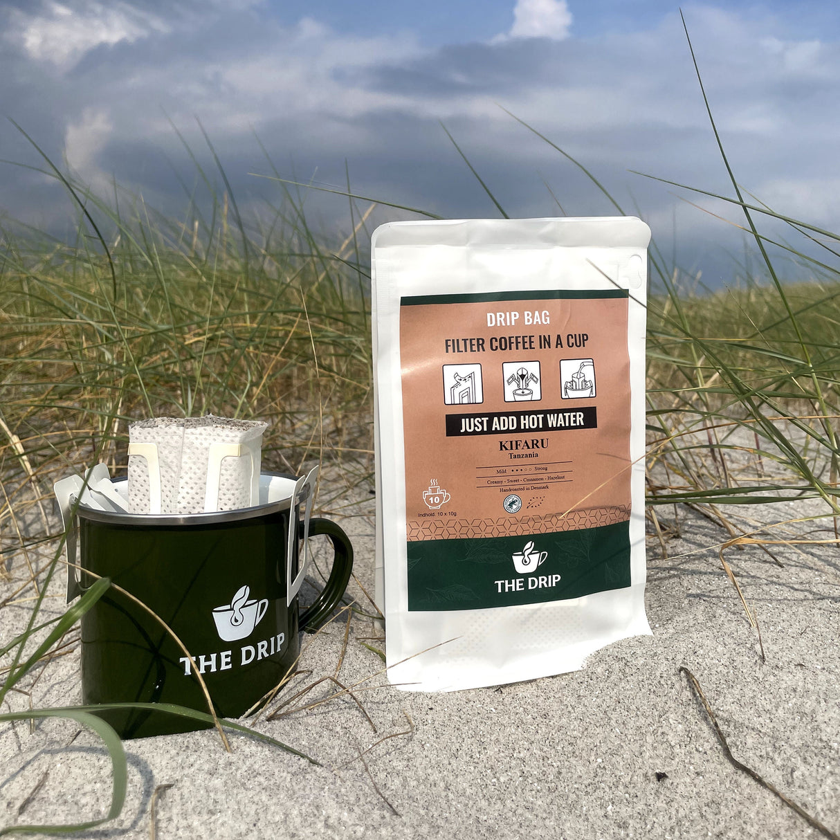 The Drip - Kaffe drip bags, Kifaru 10 pak
