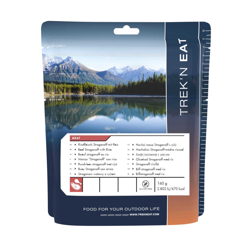 Trek'n Eat - Bøf Stroganoff Med Ris (670 kcal) fra Trek'n Eat - billede nr. 1 hos GrejFreak.dk