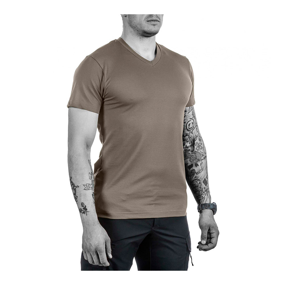 UF PRO - Urban Herre T-shirt Brown Grey fra UF PRO - billede nr. 1 hos GrejFreak.dk