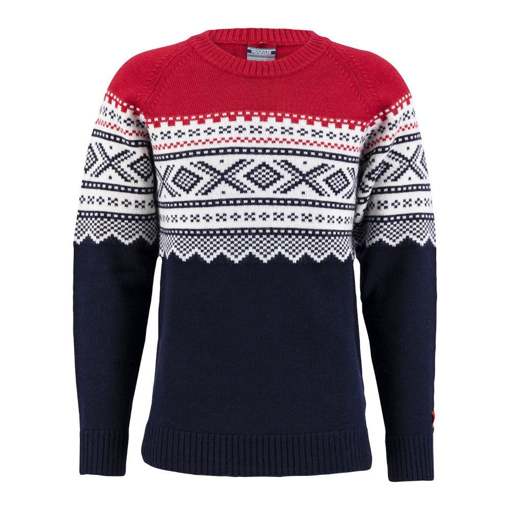 Ulvang - Marius Rundhalset Herre Strik // Blå fra Ulvang - billede nr. 1 hos GrejFreak.dk