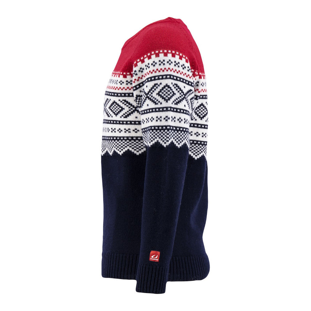 Ulvang - Marius Rundhalset Herre Strik // Blå fra Ulvang - billede nr. 2 hos GrejFreak.dk