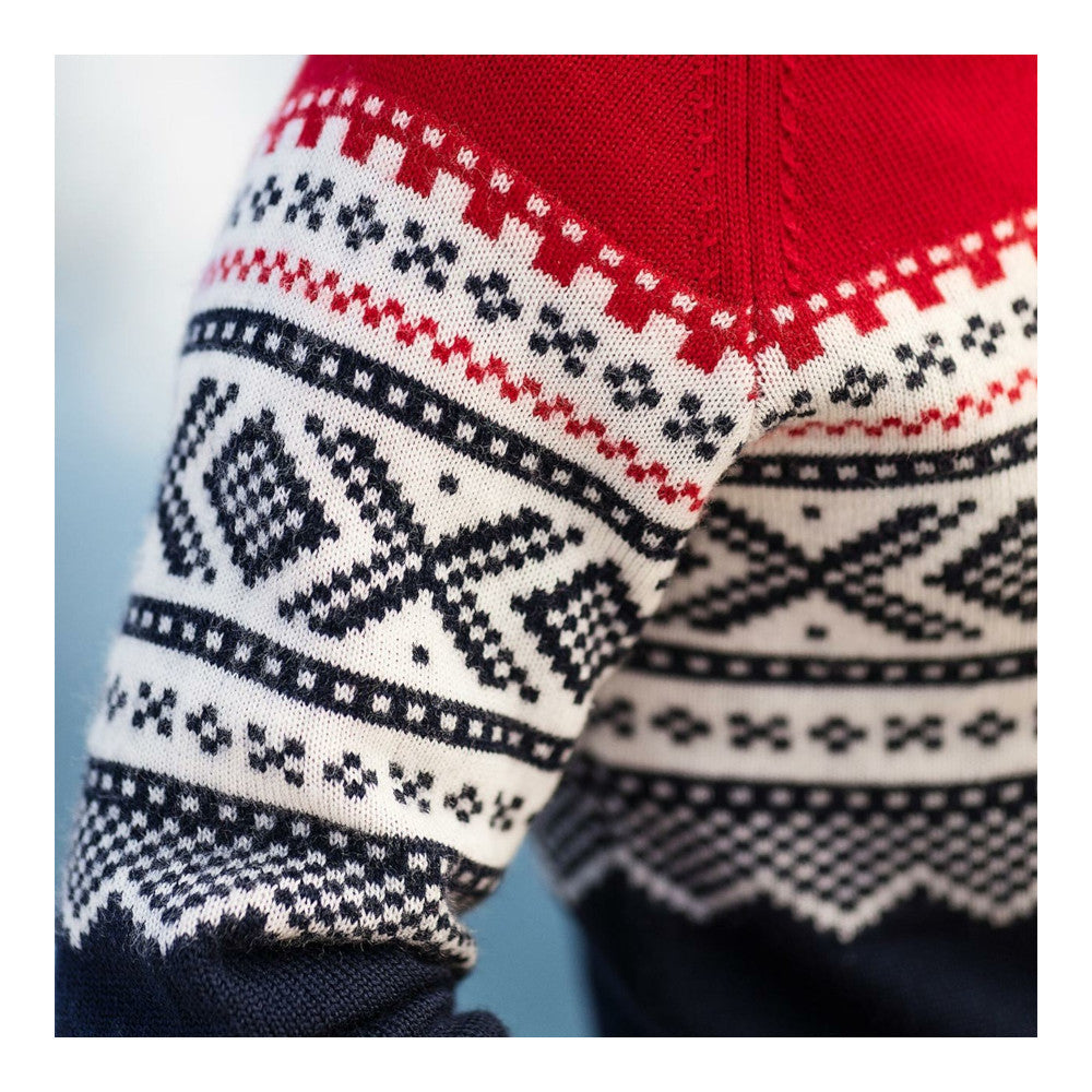 Ulvang - Marius Rundhalset Herre Strik // Blå fra Ulvang - billede nr. 5 hos GrejFreak.dk