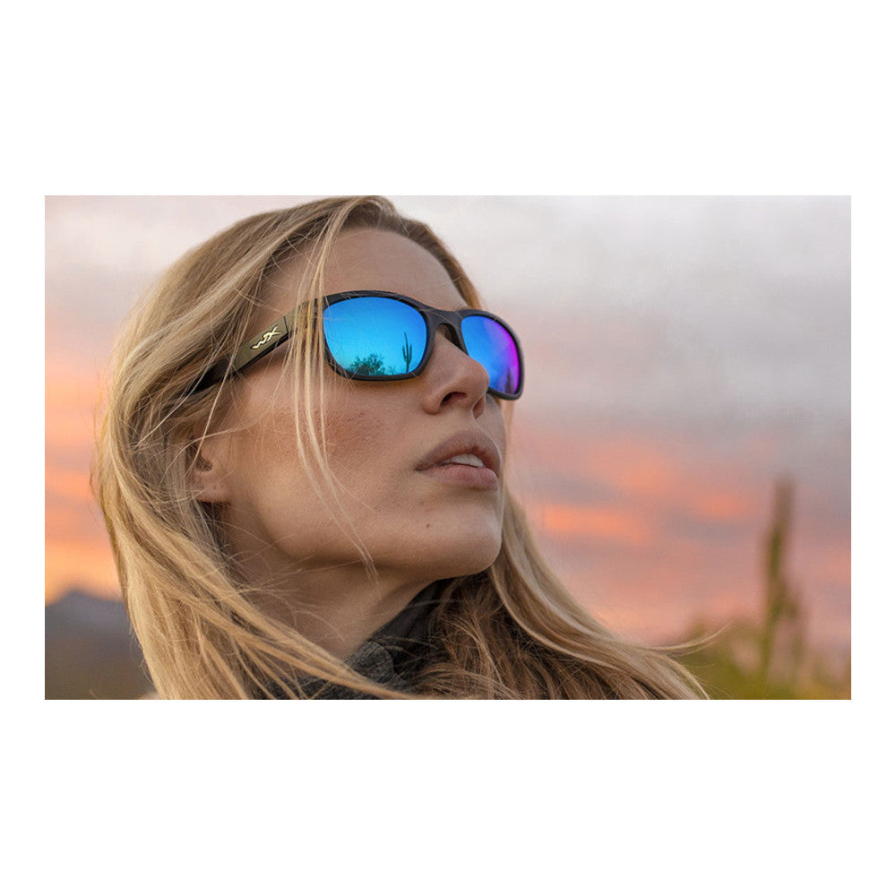 Wiley X - WX Helix Polaroid Solbriller Blå fra Wiley X - billede nr. 5 hos GrejFreak.dk