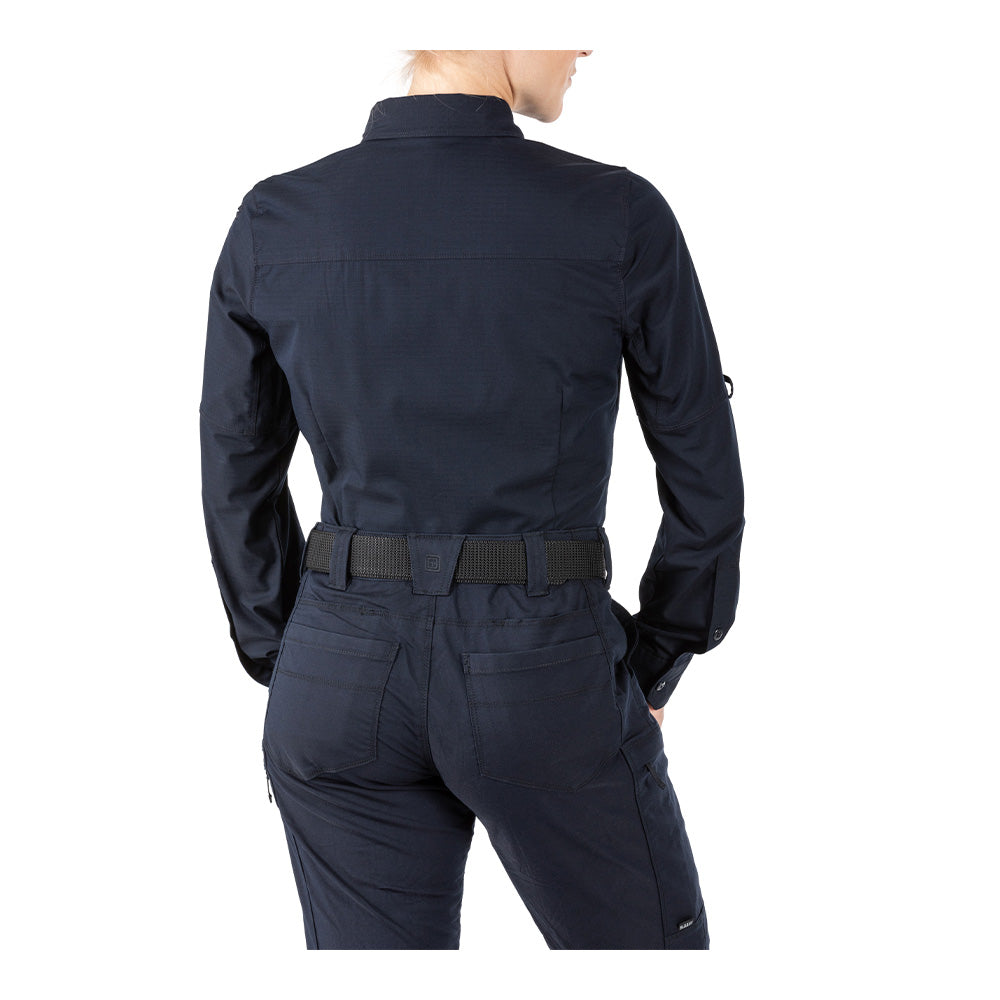 5.11 - Stryke Langærmet Dame Skjorte // Dunkles Marineblau (724)-Hemden - Damen-5.11-GearFreak.de-2