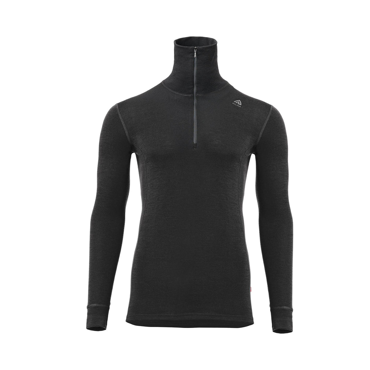 Aclima - Herrenpolo aus Warmwool // Schwarz-Pullover - Herren-Aclima-GearFreak.de-1