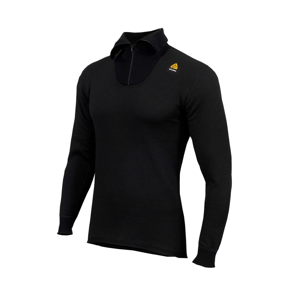 Aclima - HotWool 230g Polo Unisex // Schwarz-Unterwäsche - Herren-Aclima-GearFreak.de-1