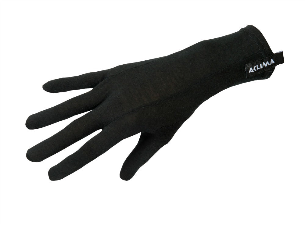 Aclima - Lightwool Liner Handschuhe // Schwarz-Handschuhe - Herren-Aclima-GearFreak.de-1