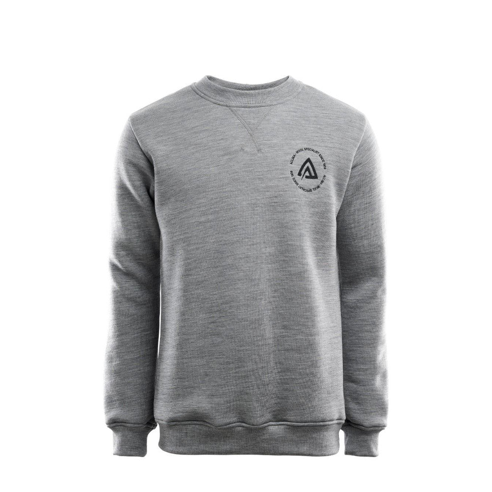 Aclima - Pullover aus Fleecewolle mit Rundhalsausschnitt // Grau-Pullover - Herren-Aclima-GearFreak.de-1