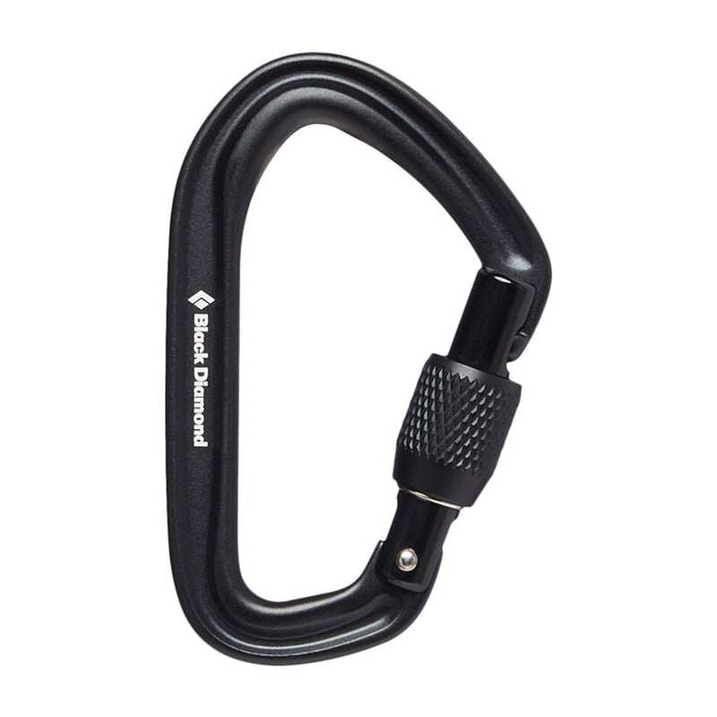 Black Diamond - Hotforge Screwgate Karabiner // Schwarz-Kletterausrüstung-Black Diamond-GearFreak.de-1
