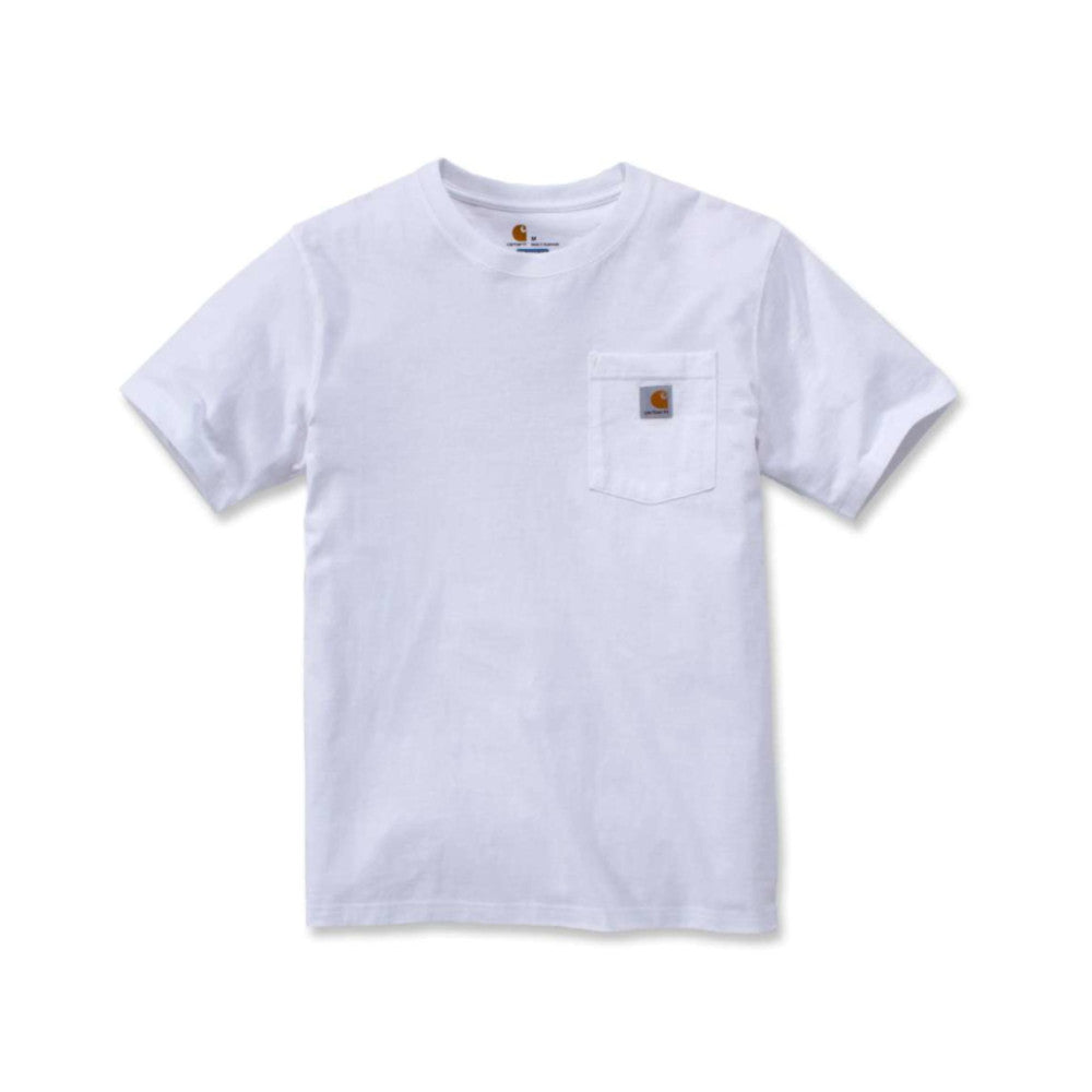 Carhartt - K87 Herren T-Shirt // Weiß-Outdoor-T-Shirts - Herren-Carhartt-GearFreak.de-1