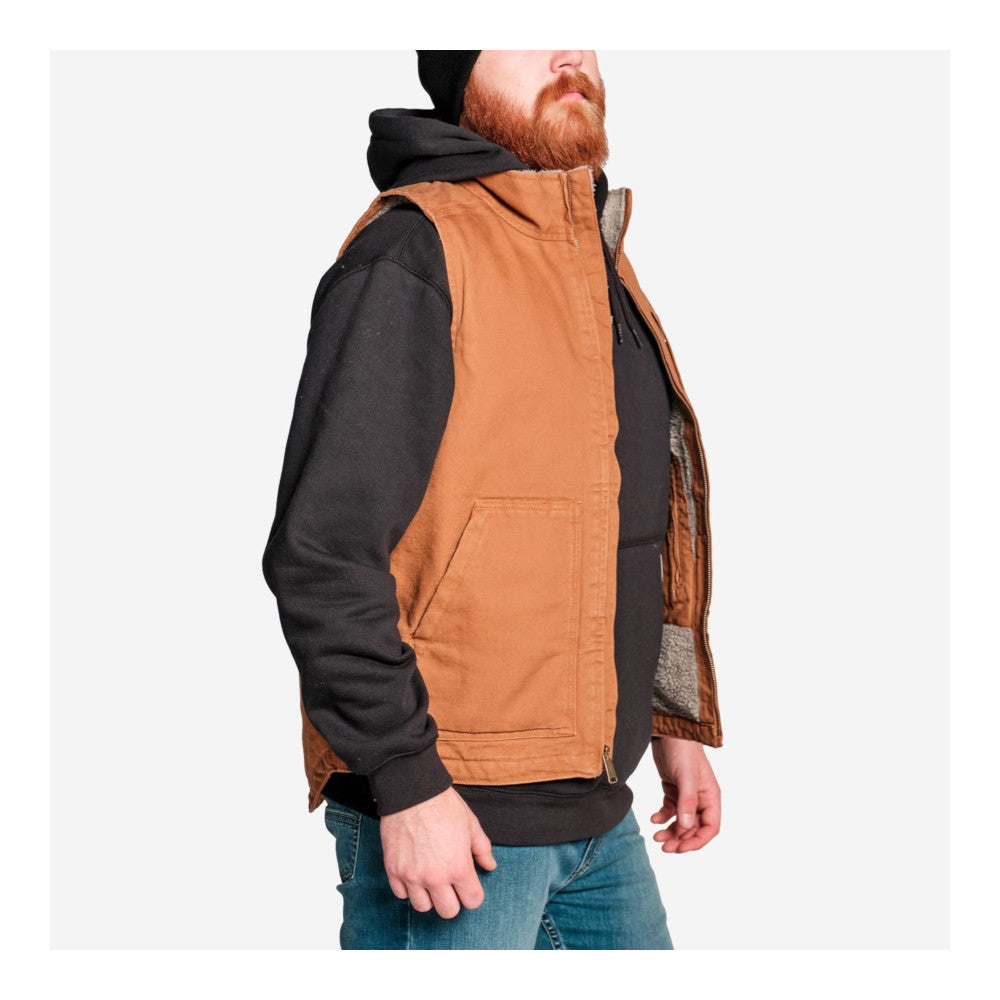 Carhartt - Weste mit Rollkragen und gewaschenem Entenfutter // Schwarz