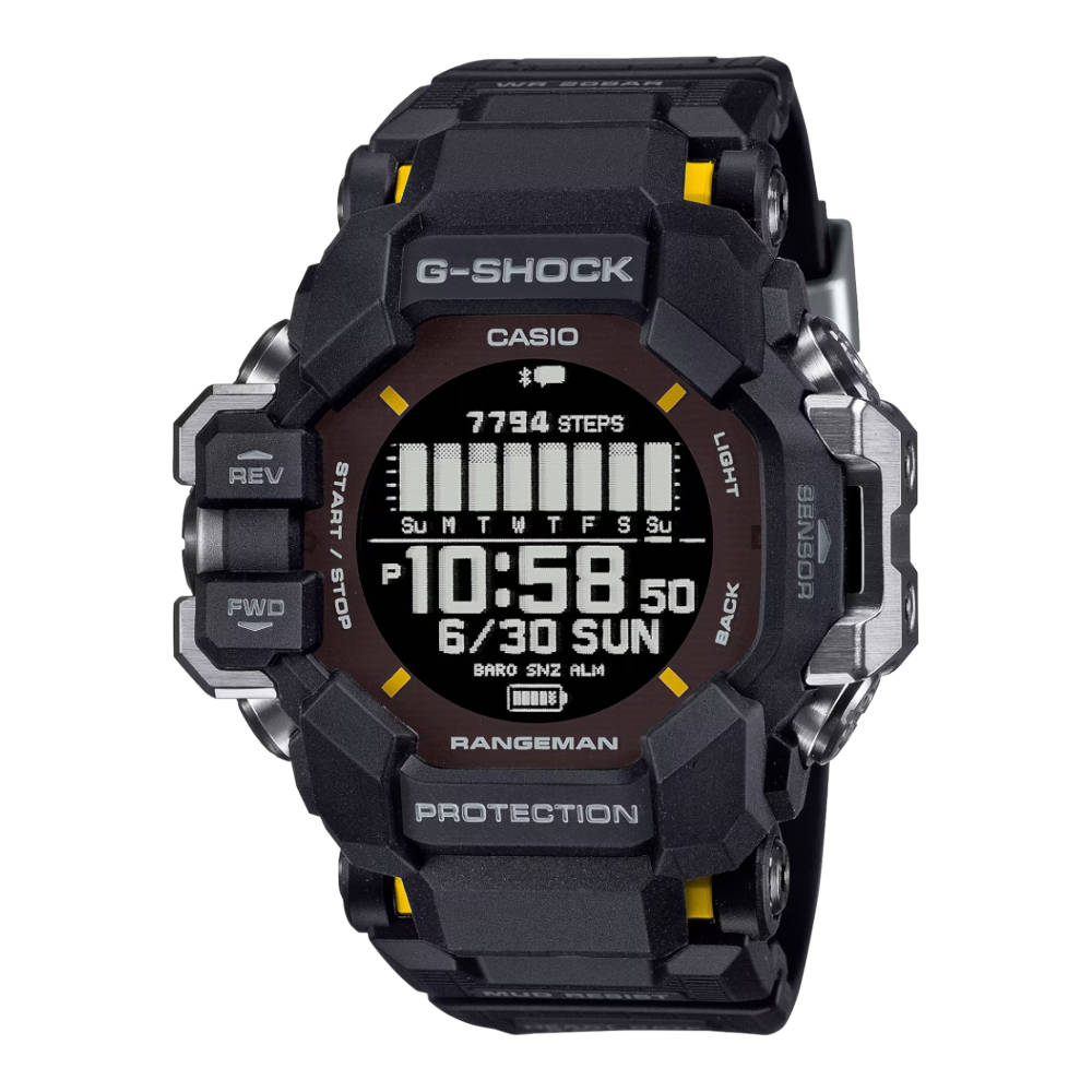 Casio - G-Shock Rangeman GPR-H1000-1 // Schwarz-Outdoor Uhren-Casio-GearFreak.de-8