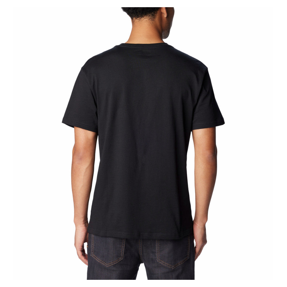 Columbia - Herren-T-Shirt mit Basic-Logo // Schwarz-Outdoor-T-Shirts - Herren-Columbia-GearFreak.de-3