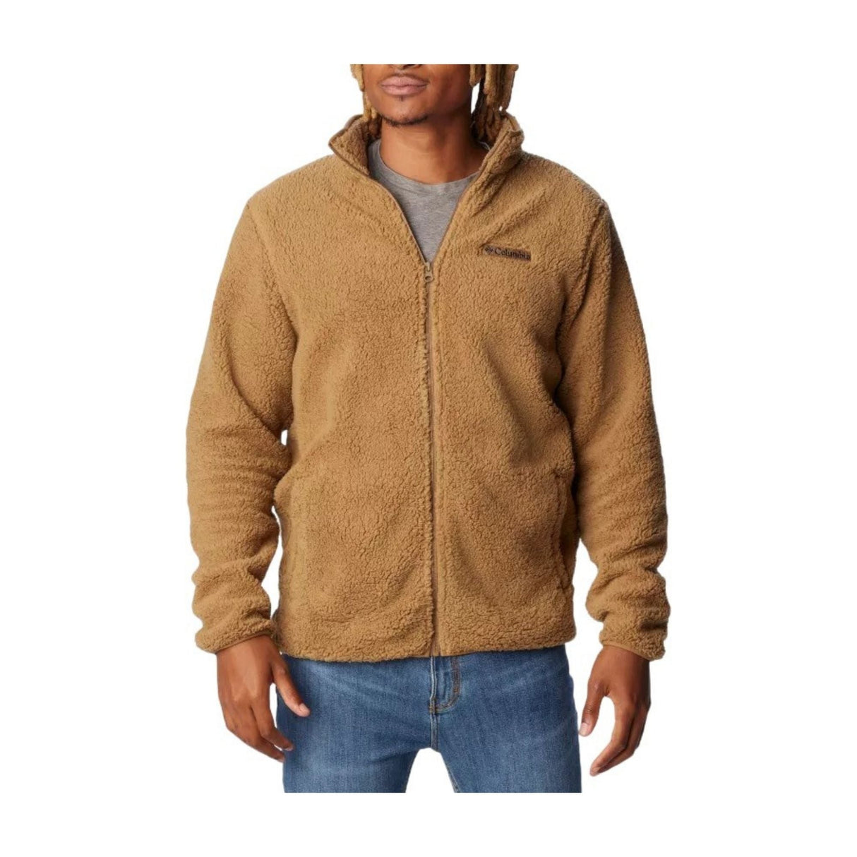 Columbia - Rugged Ridge III Sherpa Full Zip Khaki-Fleecejacken & Pullover - Herren-Columbia-GearFreak.de-1