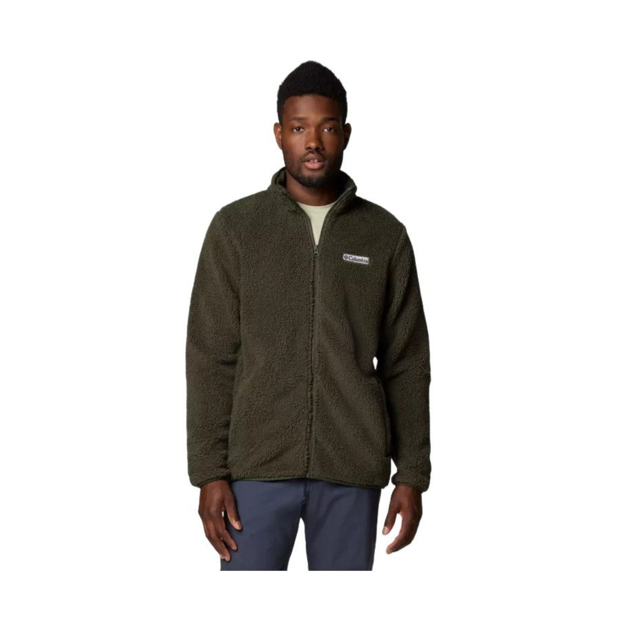 Columbia - Rugged Ridge III Sherpa Full Zip Oliv-Fleecejacken & Pullover - Herren-Columbia-GearFreak.de-1