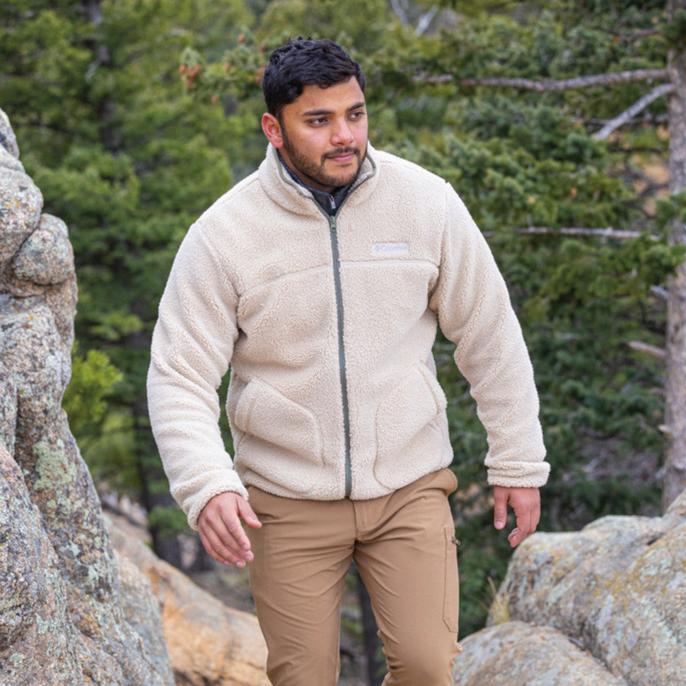 Columbia - Rugged Ridge ll Sherpa Herren-Fleece Beige-Fleecejacken & Pullover - Herren-Columbia-GearFreak.de-6