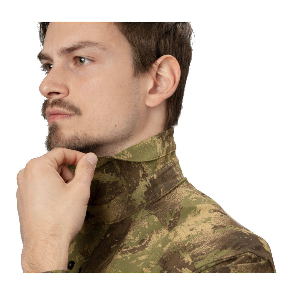 Härkila - Deer Stalker Hemd mit Camouflage-Muster-Jagd T-Shirts & Polo-Härkila-GearFreak.de-2